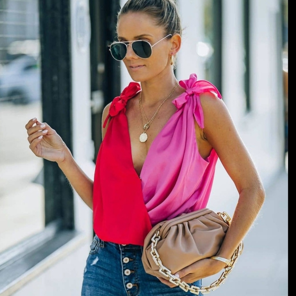 Two tone top